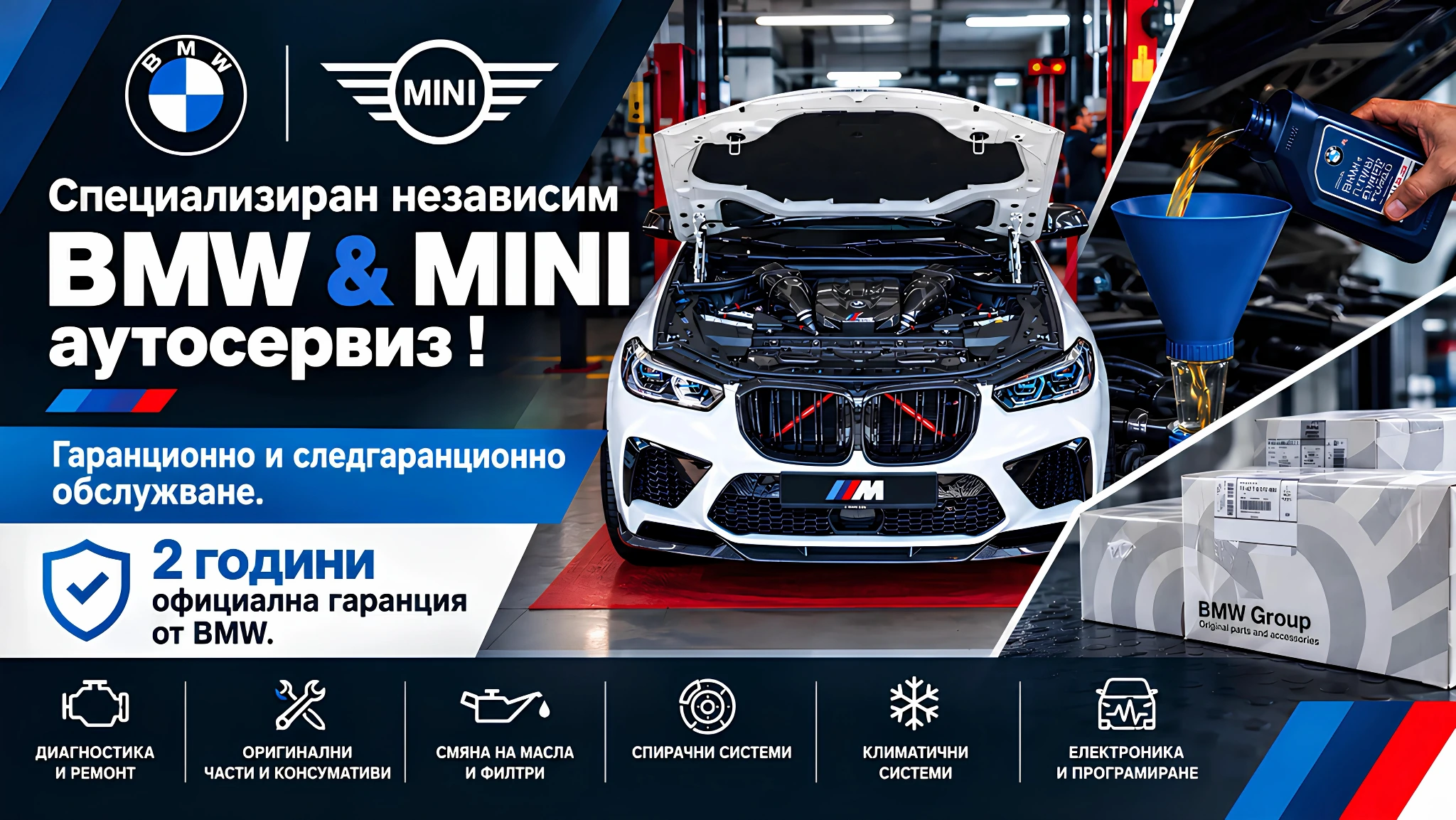 Специализиран BMW и MINI автосервиз AutoXpert
